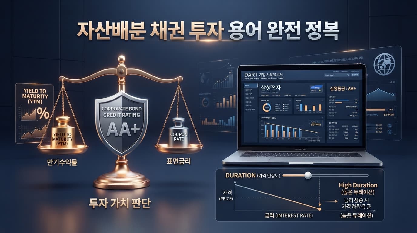 자산배분 투자를 위한 채권 투자 용어 완전 정복
