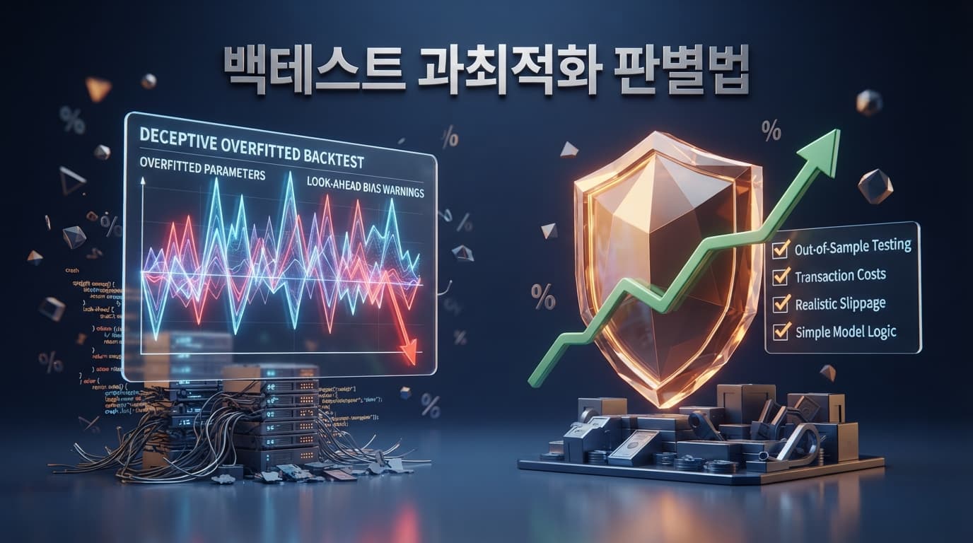 50가지 전략을 경험하고 만든 '과최적화' 판별 공식