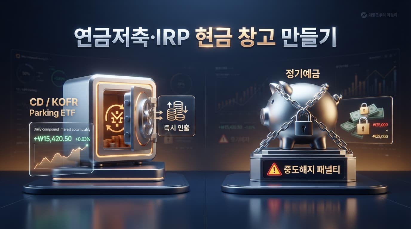 파킹형 ETF(CD금리·KOFR·SOFR) vs 정기예금 완벽 비교