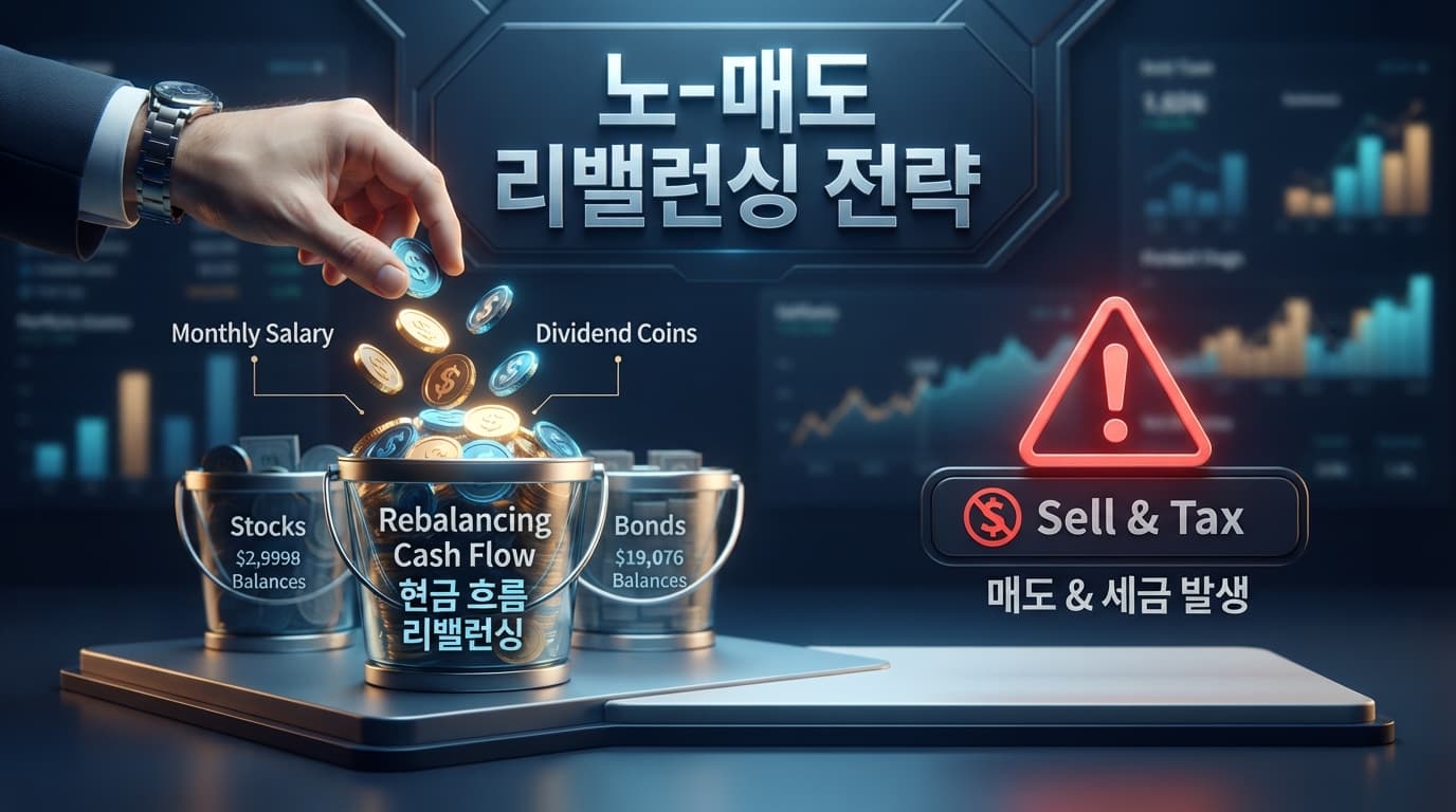 신규 적립금을 활용한 노-매도 리밸런싱(Cash-Flow Rebalancing)