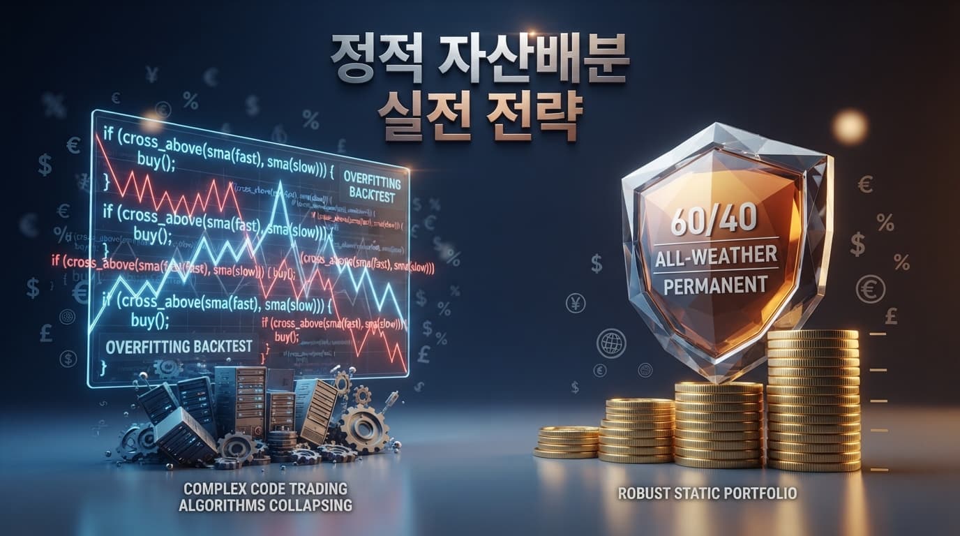 정적 자산배분과 동적 자산배분의 차이: 50가지 전략을 경험하고 깨달은 '과최적화'의 함정
